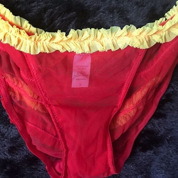 Victoria’s Secret Orange Baby Doll and Panty Size Medium - Picture 5 of 7